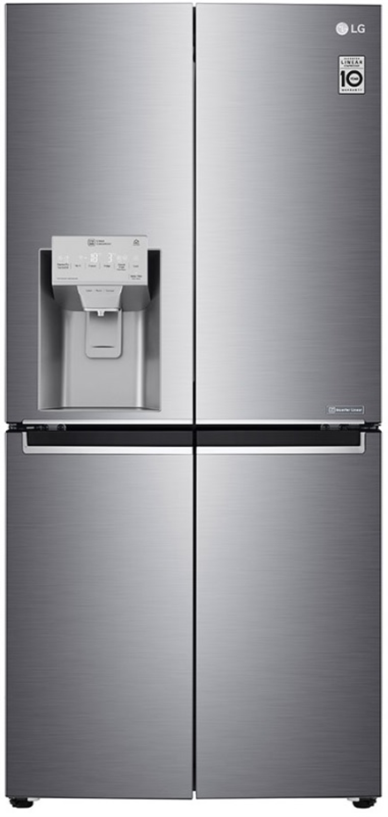 LGELECTRONICS Frigorifero side-by-side LG GML844PZKZ 428 L dispenser acqua classe A++ acciaio inox